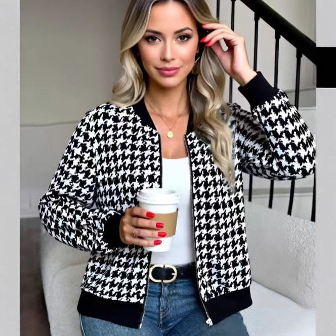 Jacket Short Coat Long Sleeve Baseball Jacket